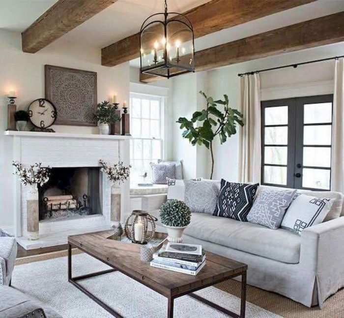 How to decorate your living room farmhouse style