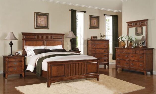 Bedroom furniture mission craftsman cherry set bed harvest sets showroom style acme finish decor rooms classic oak go ideas styles