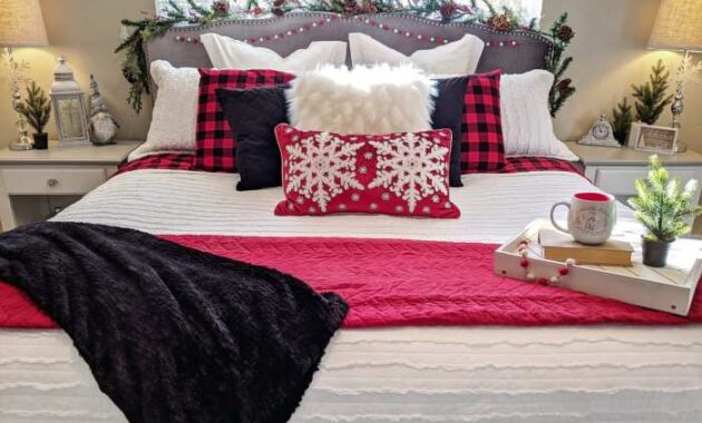 How to decorate bedroom for christmas