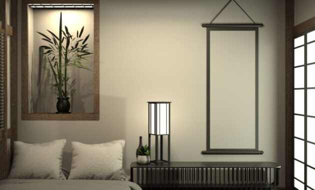 How to decorate a small bedroom japanese style