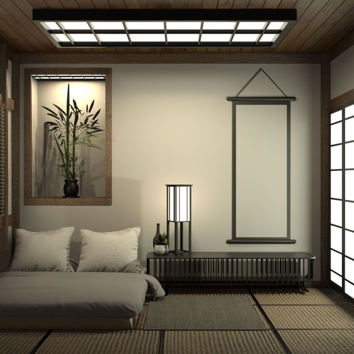 How to decorate a small bedroom japanese style