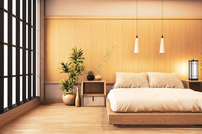 How to decorate a small bedroom japanese style