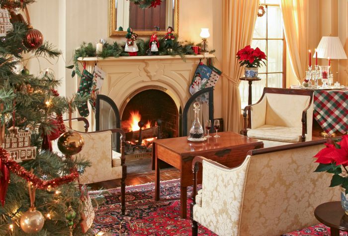 How to decorate the living room for christmas