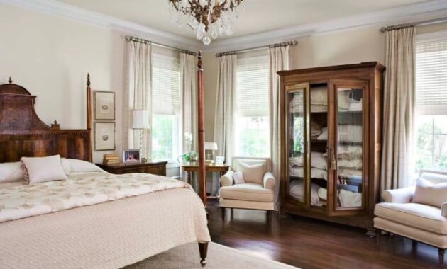 How to decorate inside a bedroom armoire