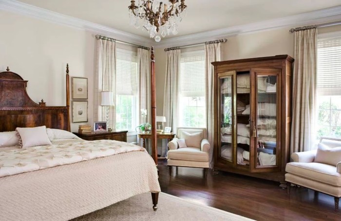 How to decorate inside a bedroom armoire