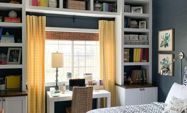 How to decorate and bedroom office