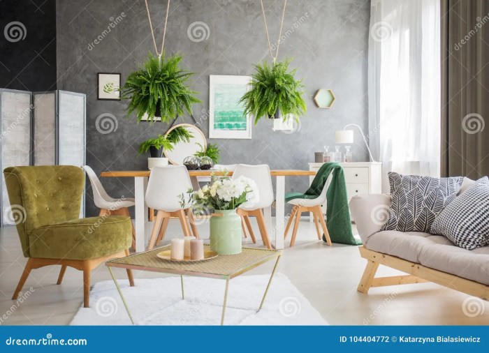 How to decorate with ferns living room