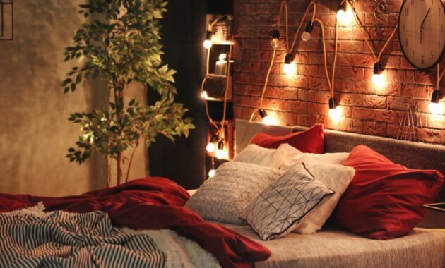 How to decorate bedroom fairy lights