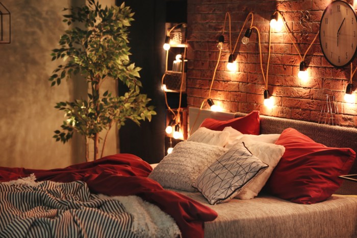 How to decorate bedroom fairy lights