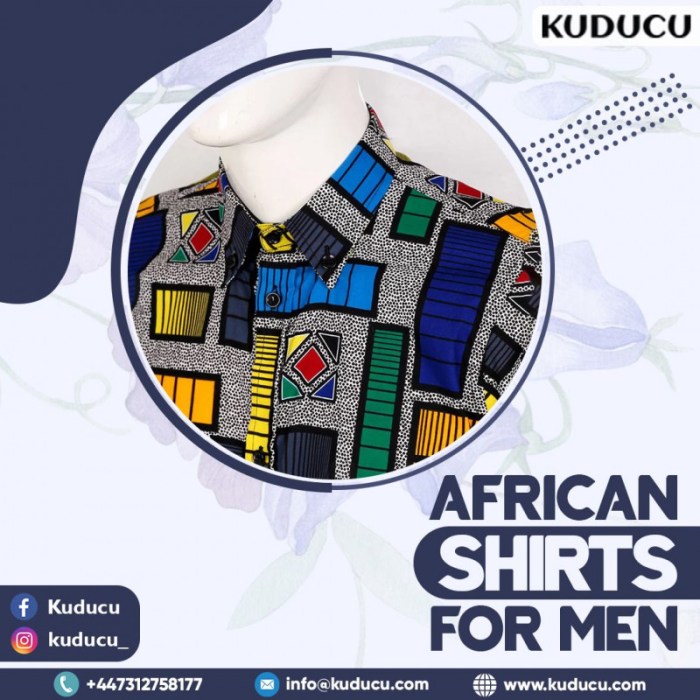 Men African Dress Shirt Unique Style and Elegance for Men