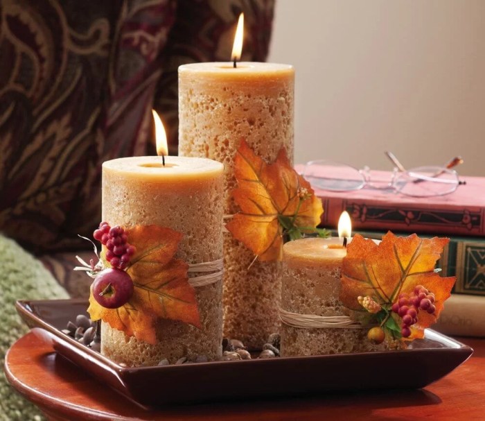 How to decorate room with candles