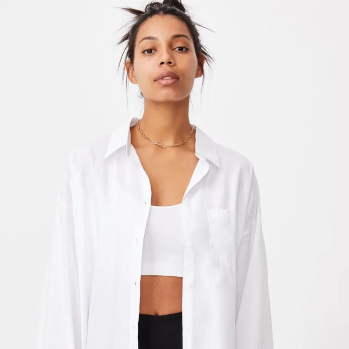 White dress shirt women's h&m