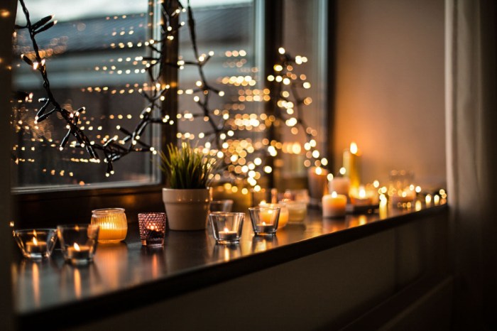 How to decorate room with candles