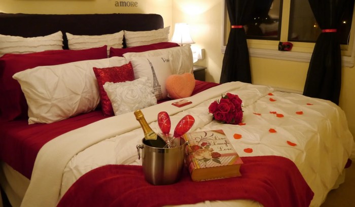 How to decorate a room for romance