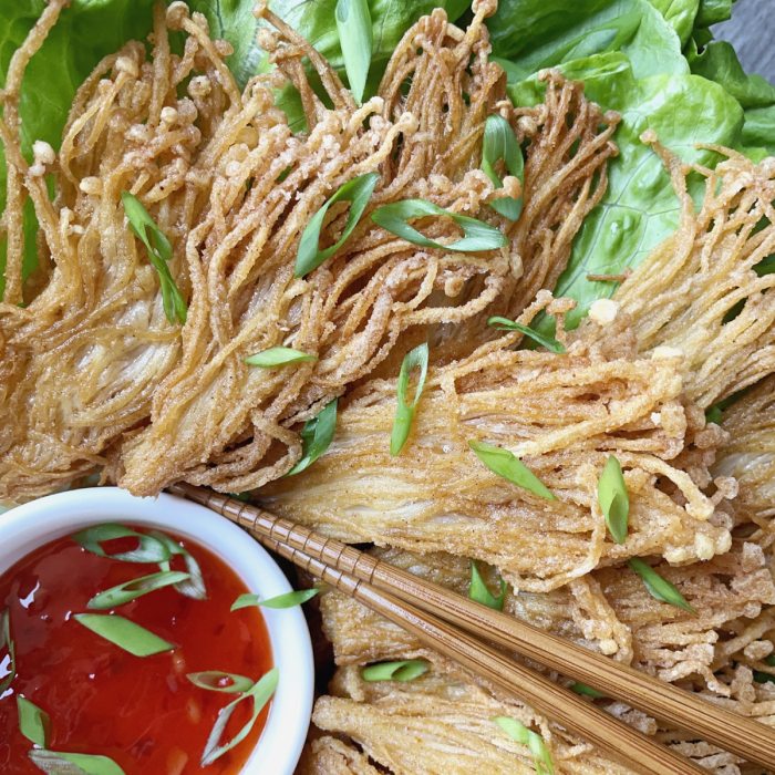 Enoki mushrooms steamed recipe chinasichuanfood recipes mushroom vegan cooking healthy saved