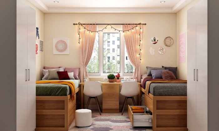 How to decorate a 2 person dorm room Tips and Ideas