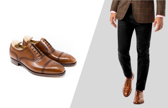 Mens brown dress shoes with black pants