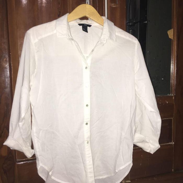 White dress shirt women's h&m