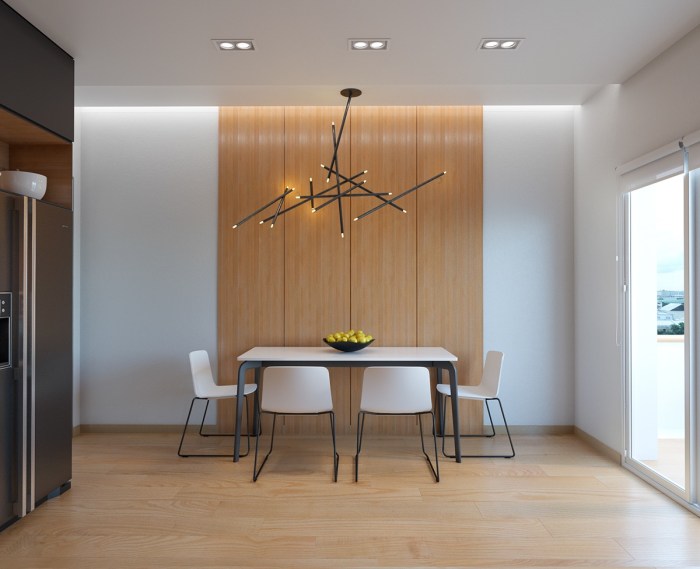 How to decorate a minimalist dining room